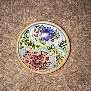 Hand painted Jewelry/trinket holder from Spain!